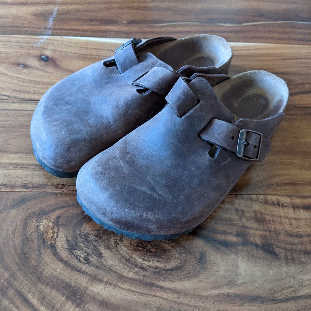 Women's Birkenstock Boston Oiled Leather